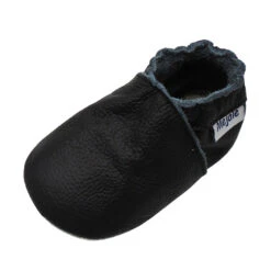 Baby Krabbelschuhe In Einfarbig Schwarz 8 Baby Krabbelschuhe In Einfarbig Schwarz -Kleidung Geschäft yalion baby krabbelschuhe in einfarbig schwarz 3