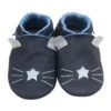 Baby Krabbelschuhe In Mit Ohren Dunkelblau