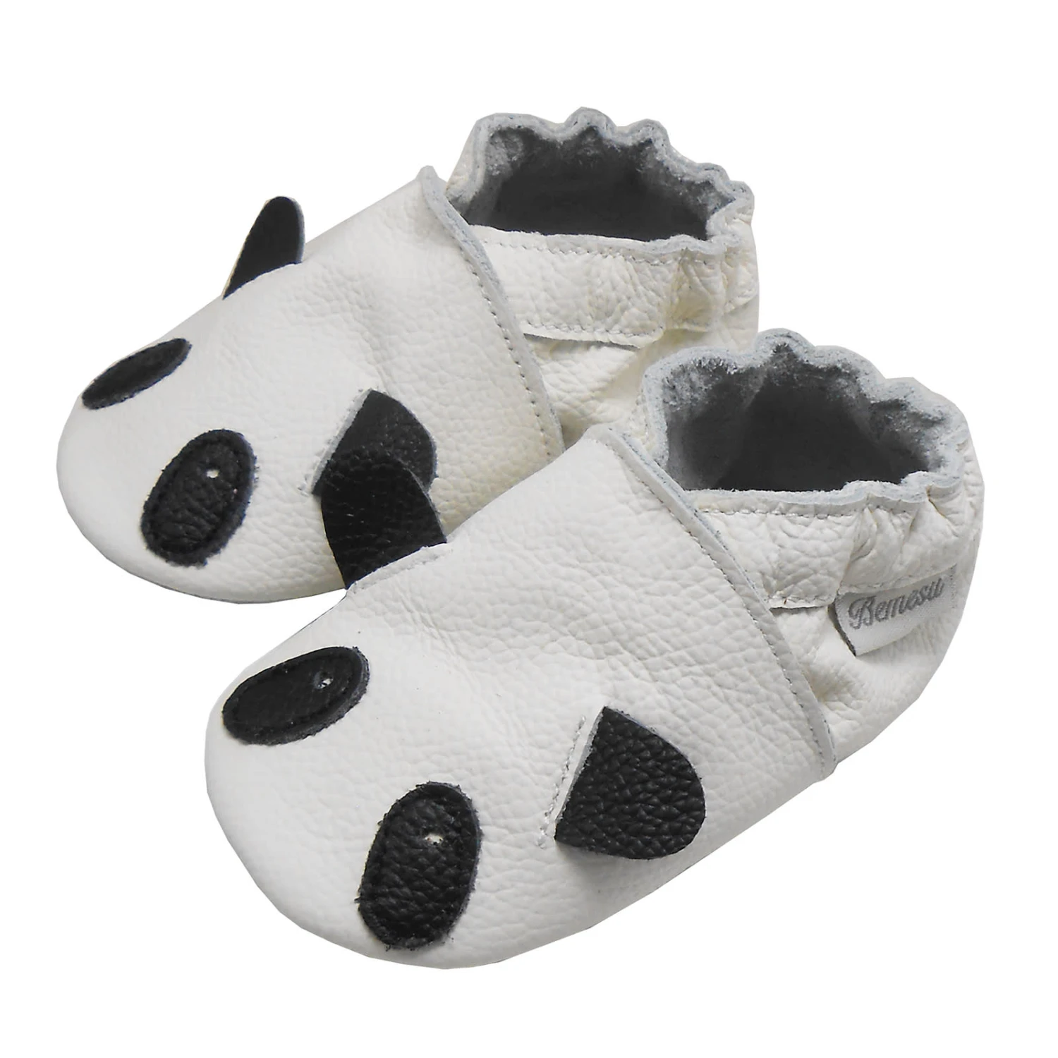 Baby Krabbelschuhe In Mit Ohren Weiß 5 Baby Krabbelschuhe In Mit Ohren Weiß – Bild 5