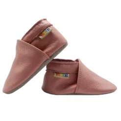 Leder-Krabbelschuhe In Pink -Kleidung Geschäft yalion leder krabbelschuhe in pink 4